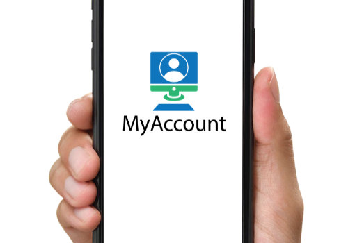 MyAccount on smart phone