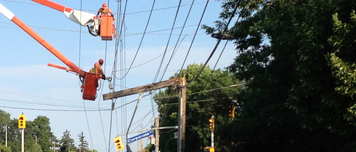 power restoration in progress